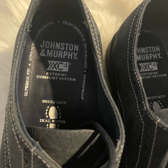 Johnston & Murphy uptown embossed wing tip